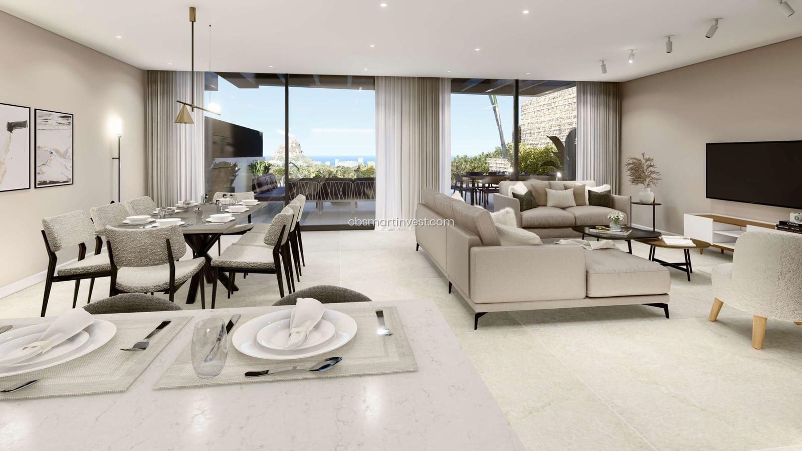 3 sypialnia Willa na sprzedaż w Calpe / Calp z basenem garażem - 790 000 € (Ref: 9426869)
