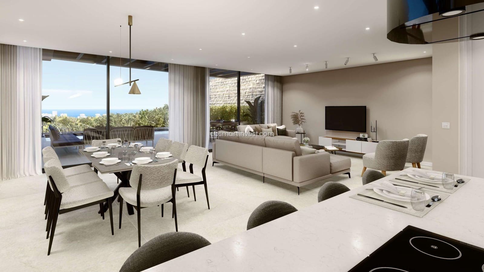 3 sypialnia Willa na sprzedaż w Calpe / Calp z basenem garażem - 790 000 € (Ref: 9426869)