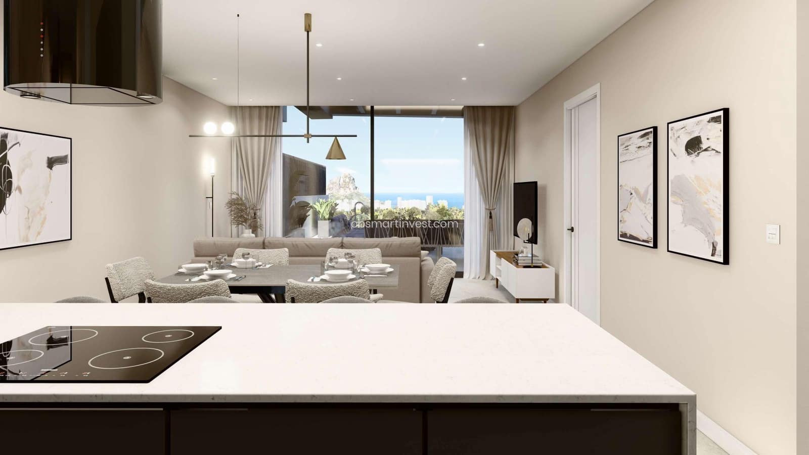 3 sypialnia Willa na sprzedaż w Calpe / Calp z basenem garażem - 790 000 € (Ref: 9426869)
