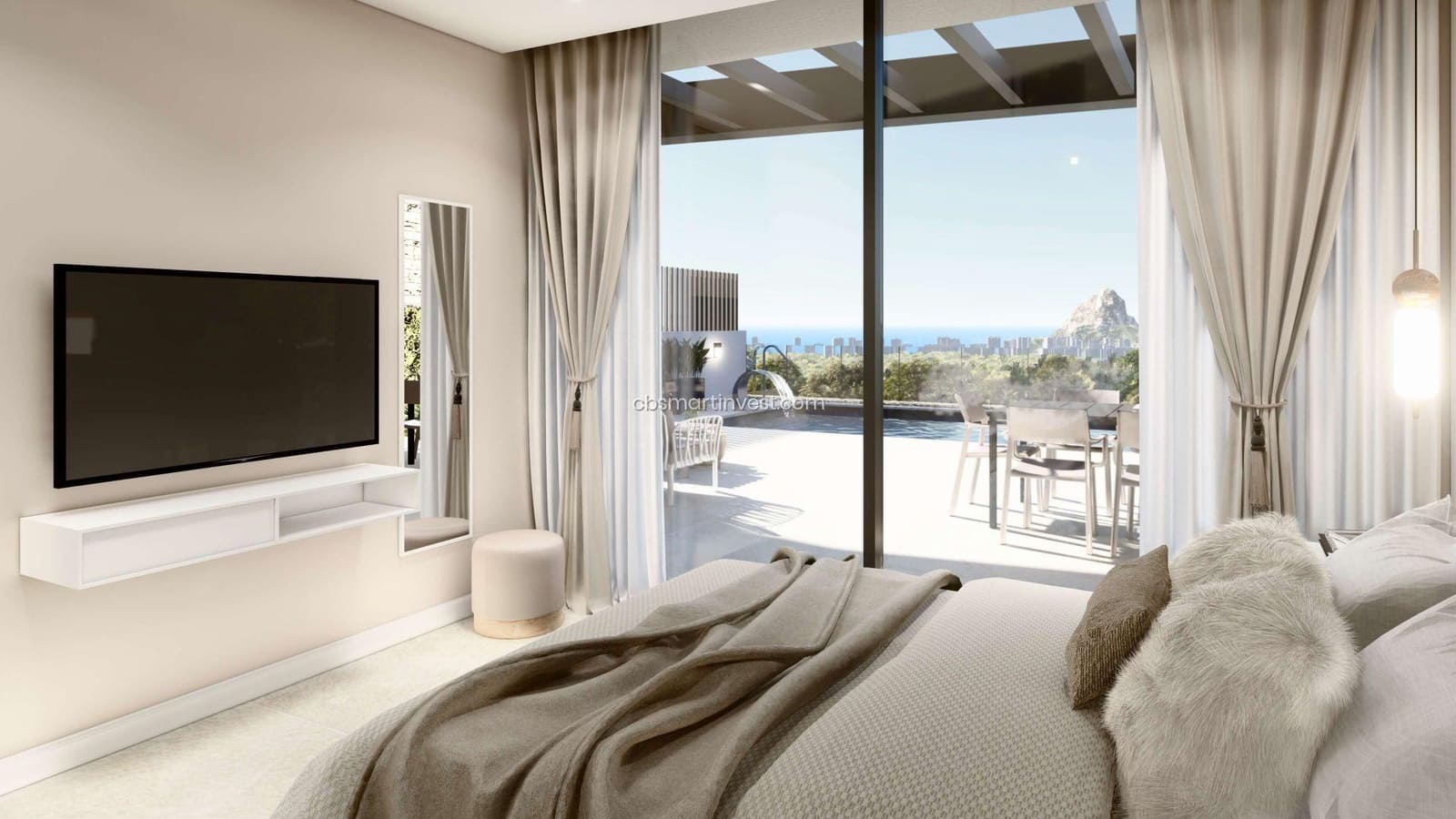 3 sypialnia Willa na sprzedaż w Calpe / Calp z basenem garażem - 790 000 € (Ref: 9426869)