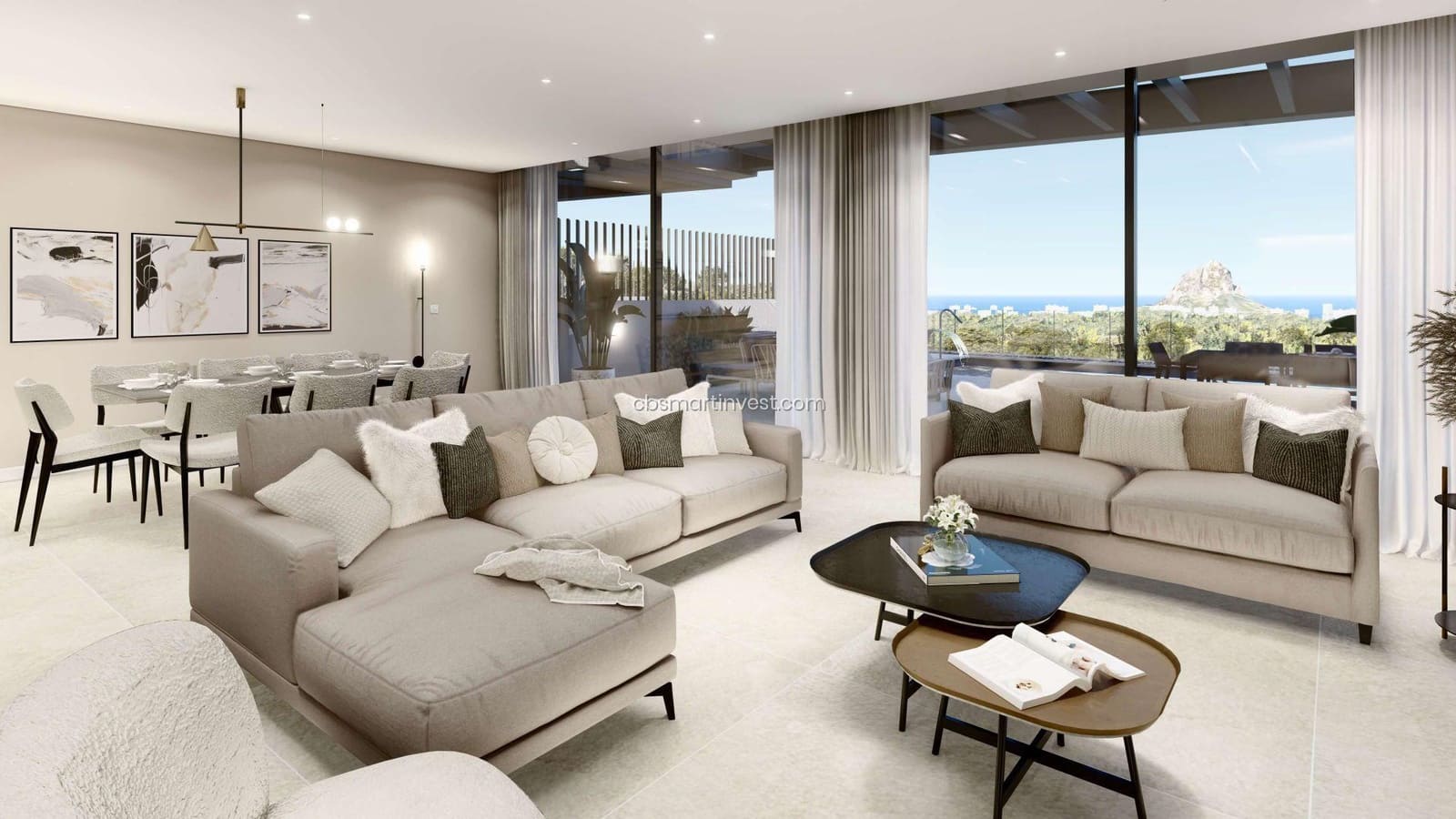 3 sypialnia Willa na sprzedaż w Calpe / Calp z basenem garażem - 790 000 € (Ref: 9426869)