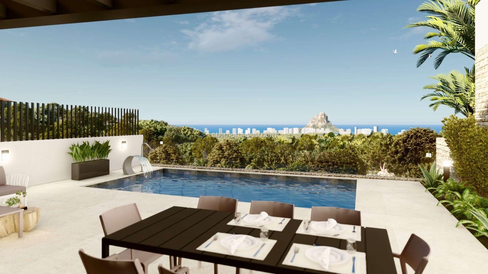 3 sypialnia Willa na sprzedaż w Calpe / Calp z basenem garażem - 790 000 € (Ref: 9426869)