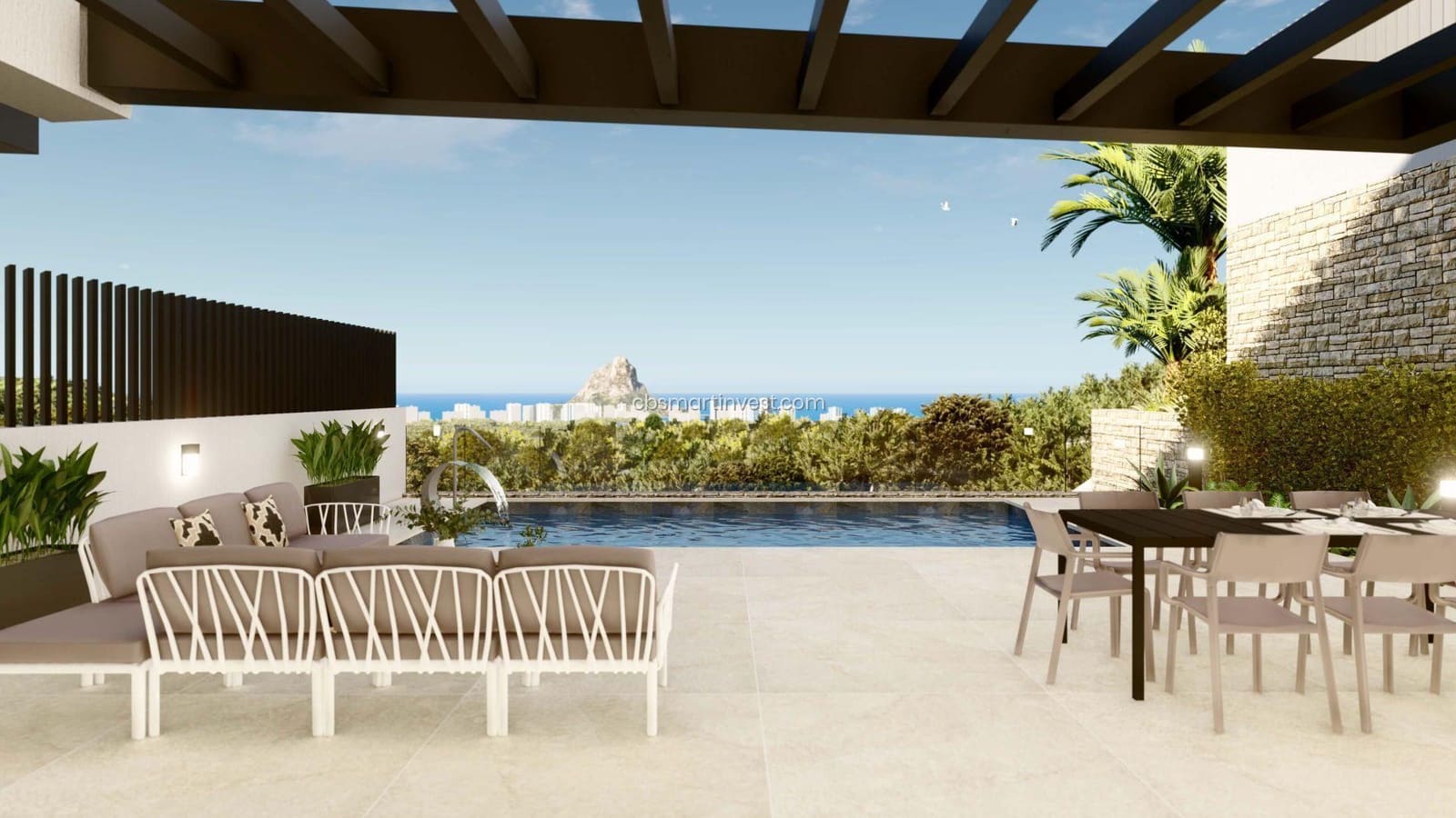 3 sypialnia Willa na sprzedaż w Calpe / Calp z basenem garażem - 790 000 € (Ref: 9426869)