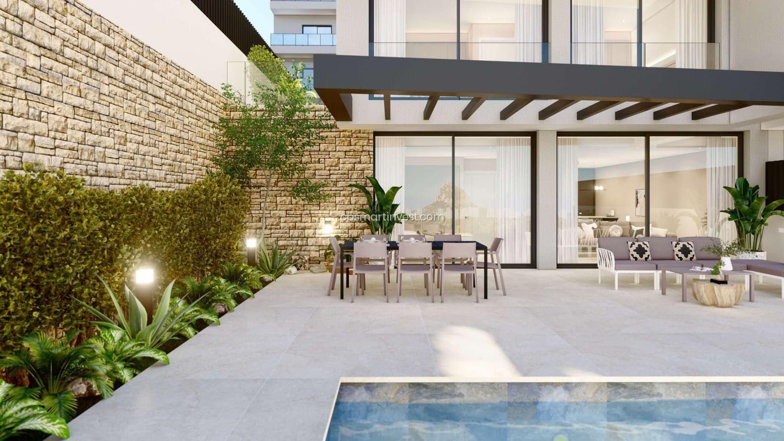 3 sypialnia Willa na sprzedaż w Calpe / Calp z basenem garażem - 790 000 € (Ref: 9426869)