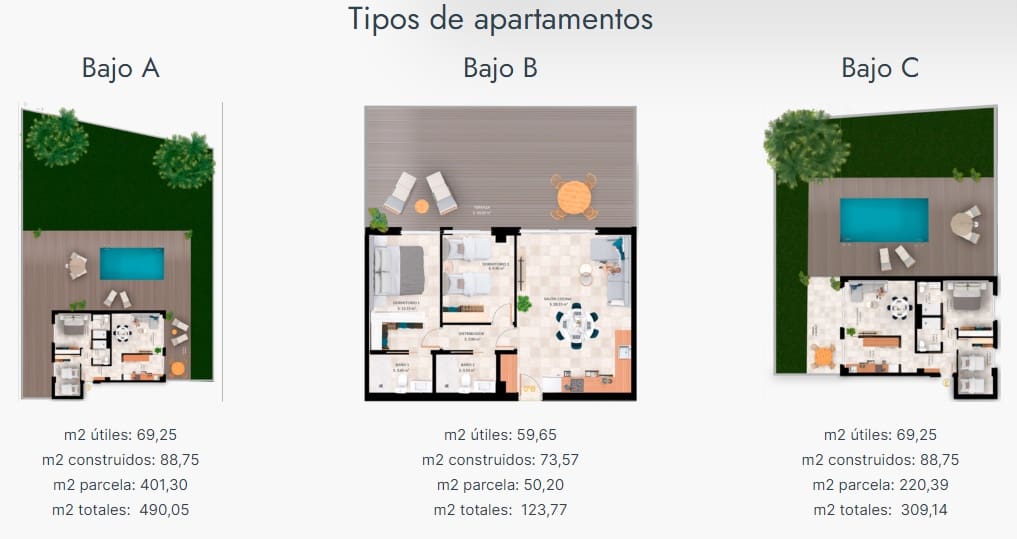 Apartamento de 2 habitaciones en Finestrat en venta con piscina garaje - 345.000 € (Ref: 9451627)