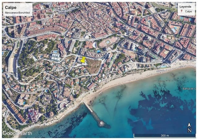 Terrain à Bâtir à vendre à Calpe / Calp - 1 350 000 € (Ref: 9486682)