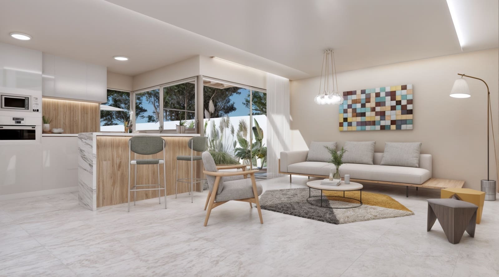 3 soveværelse Semi-Rækkehus til salg i Alfaz del Pi / L'Alfas del Pi med garage - € 335.000 (Ref: 9540768)