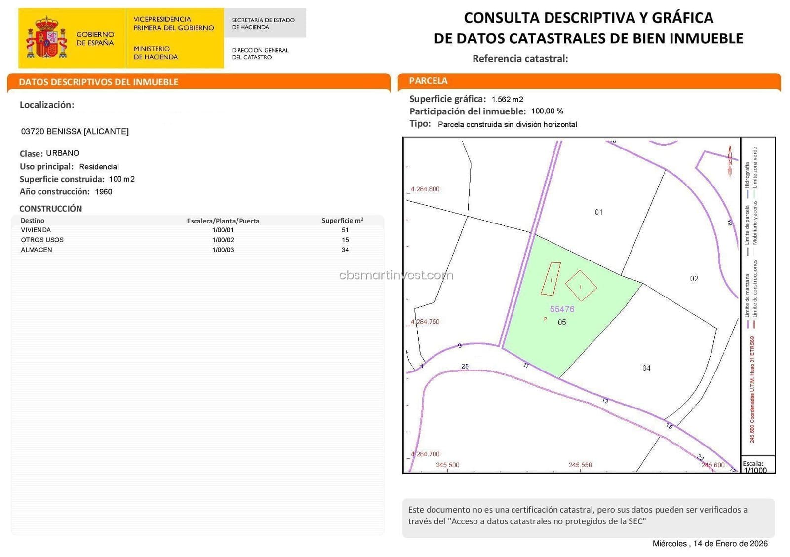 Area Edificabile in vendita in Benissa - 520.000 € (Rif: 9564319)