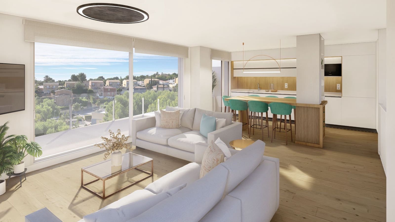 4 chambre Villa/Maison Semi-Mitoyenne à vendre à La Nucia avec piscine garage - 457 000 € (Ref: 9564320)