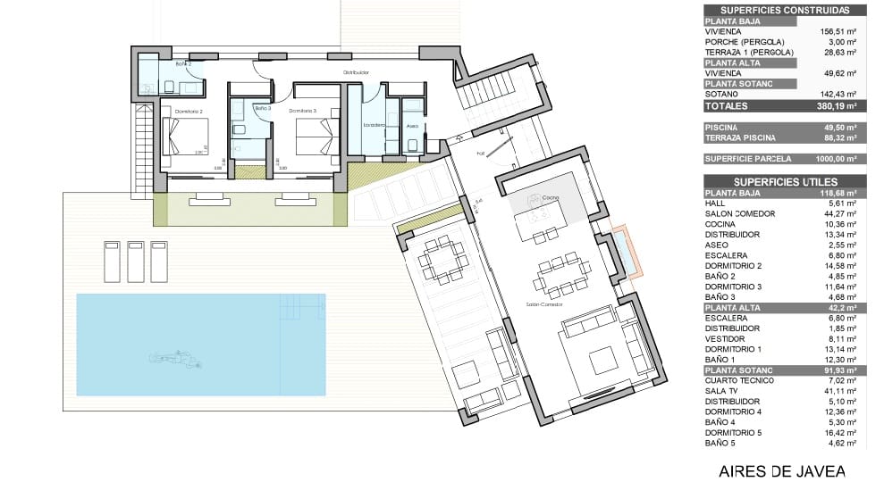 5 Zimmer Villa zu verkaufen in Adsubia mit Pool Garage - 2.195.000 € (Ref: 9568020)