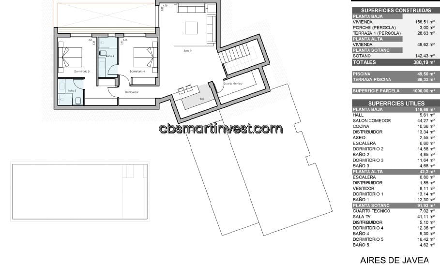 5 soveværelse Villa til salg i Adsubia med swimmingpool garage - € 2.195.000 (Ref: 9568020)