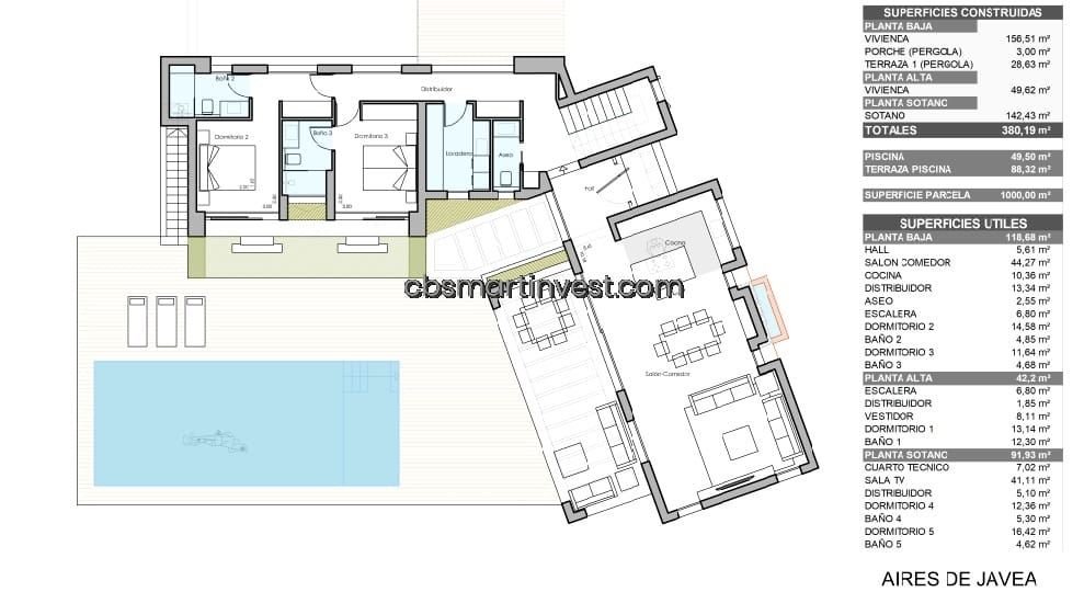 5 soveværelse Villa til salg i Adsubia med swimmingpool garage - € 2.195.000 (Ref: 9568020)
