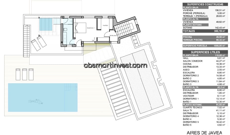 5 soveværelse Villa til salg i Adsubia med swimmingpool garage - € 2.195.000 (Ref: 9568020)