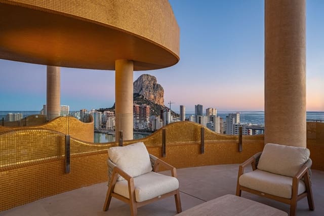 3 sypialnia Apartament na sprzedaż w Pueblo, Calpe / Calp z basenem garażem - 625 000 € (Ref: 9614711)