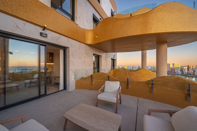 3 sypialnia Apartament na sprzedaż w Pueblo, Calpe / Calp z basenem garażem - 625 000 € (Ref: 9614711)