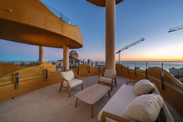 3 sypialnia Apartament na sprzedaż w Pueblo, Calpe / Calp z basenem garażem - 625 000 € (Ref: 9614711)