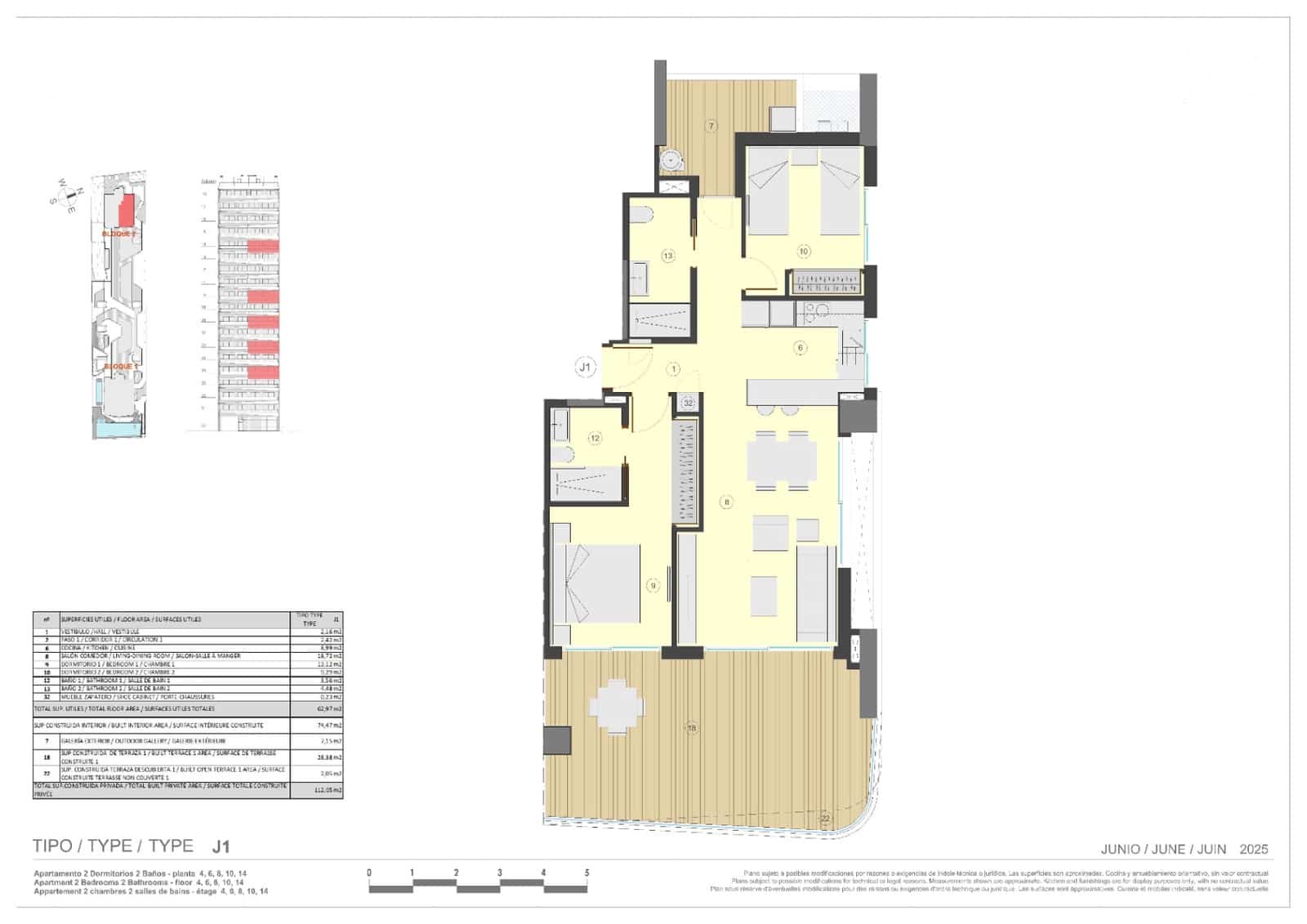 2 bedroom Apartment for sale in Calpe / Calp with pool garage - € 628,000 (Ref: 9809903)