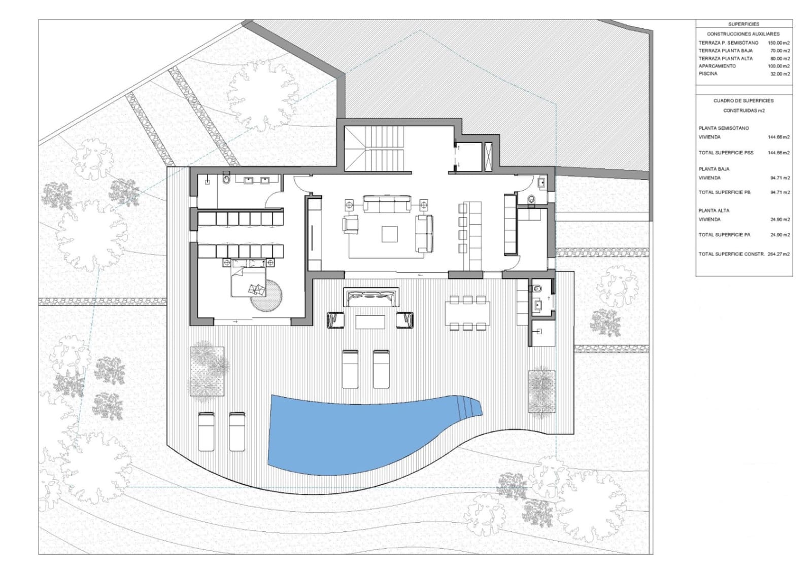 3 soverom Villa til salgs i Calpe / Calp med svømmebasseng garasje - € 1 360 000 (Ref: 9809909)
