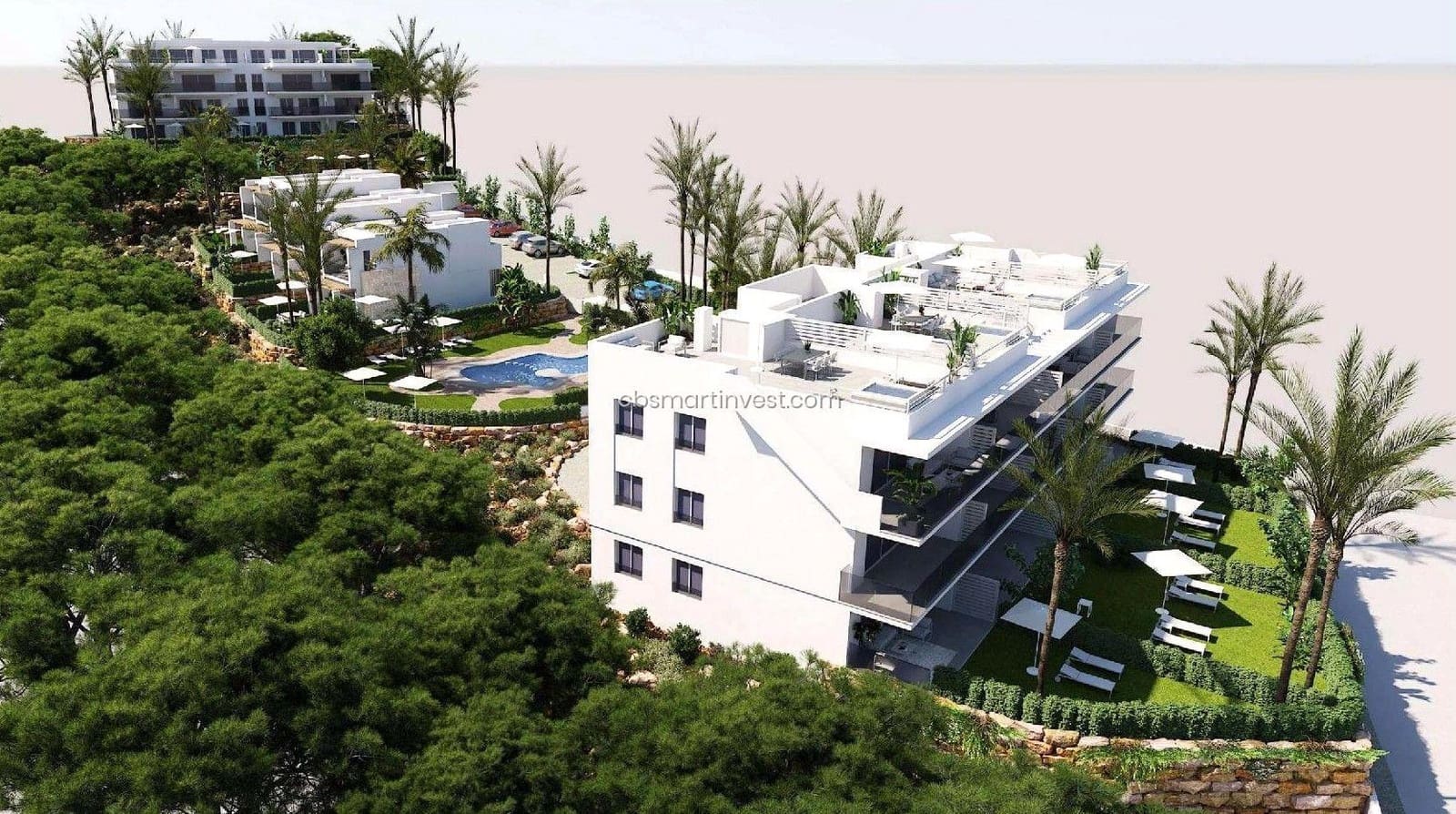 2 Zimmer Penthouse zu verkaufen in Finestrat mit Pool Garage - 429.000 € (Ref: 9809912)