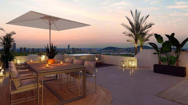 2 soveværelse Penthouse til salg i Golf Bahía, Finestrat med swimmingpool garage - € 429.000 (Ref: 9809912)