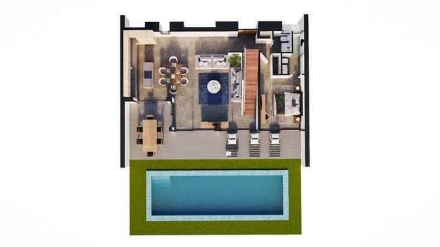 Chalet de 3 habitaciones en Cometa - Carrió, Calpe / Calp en venta con piscina - 1.099.000 € (Ref: 9893556)