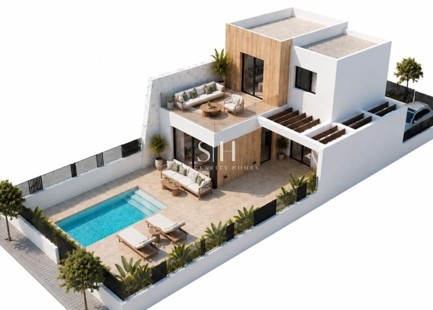 3 sovrum Radhus till salu i Torre-Pacheco med pool garage - 459 900 € (Ref: 10026553)
