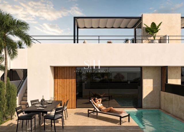 3 quarto Moradia Geminada para venda em Condado de Alhama, Alhama de Murcia com piscina garagem - 325 000 € (Ref: 10026558)