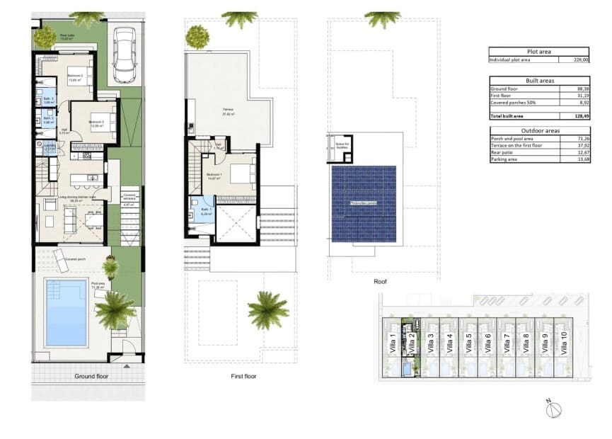 3 soverom Villa til salgs i Los Nietos med svømmebasseng - € 374 900 (Ref: 8512406)