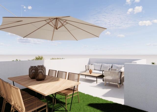 3 soveværelse Semi-Rækkehus til salg i Pilar de la Horadada ciudad, Pilar de la Horadada med swimmingpool garage - € 295.000 (Ref: 9022713)
