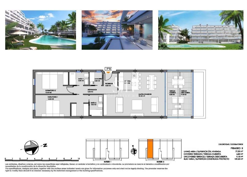 2 chambre Appartement à vendre à Mar de Cristal avec piscine garage - 270 000 € (Ref: 9144440)