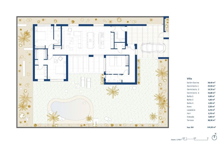 3 sypialnia Willa na sprzedaż w Banos y Mendigo z basenem - 646 000 € (Ref: 9144583)