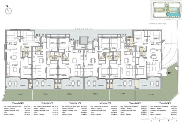 2 slaapkamer Appartement te koop in Pilar de la Horadada ciudad, Pilar de la Horadada met zwembad - € 269.000 (Ref: 9144596)