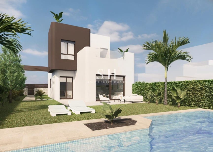 3 Zimmer Villa zu verkaufen in Pilar de la Horadada mit Pool - 499.000 € (Ref: 9159145)