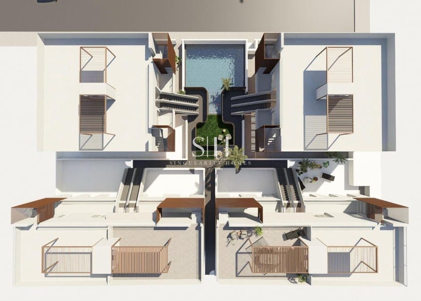 3 quarto Bungalow para venda em Pilar de la Horadada com piscina - 289 900 € (Ref: 9159177)