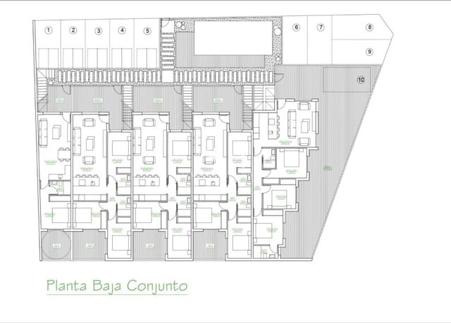 1 quarto Bungalow para venda em San Pedro del Pinatar ciudad, San Pedro del Pinatar com piscina - 179 900 € (Ref: 9159180)