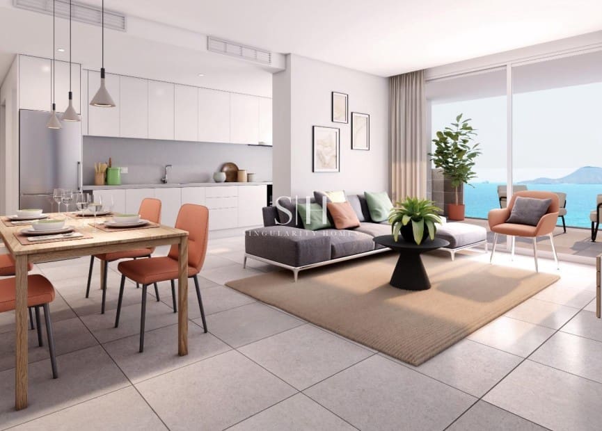 2 makuuhuone Huoneisto myytävänä paikassa La Manga del Mar Menor mukana uima-altaan 
autotalli - 265 000 € (Ref: 9159196)