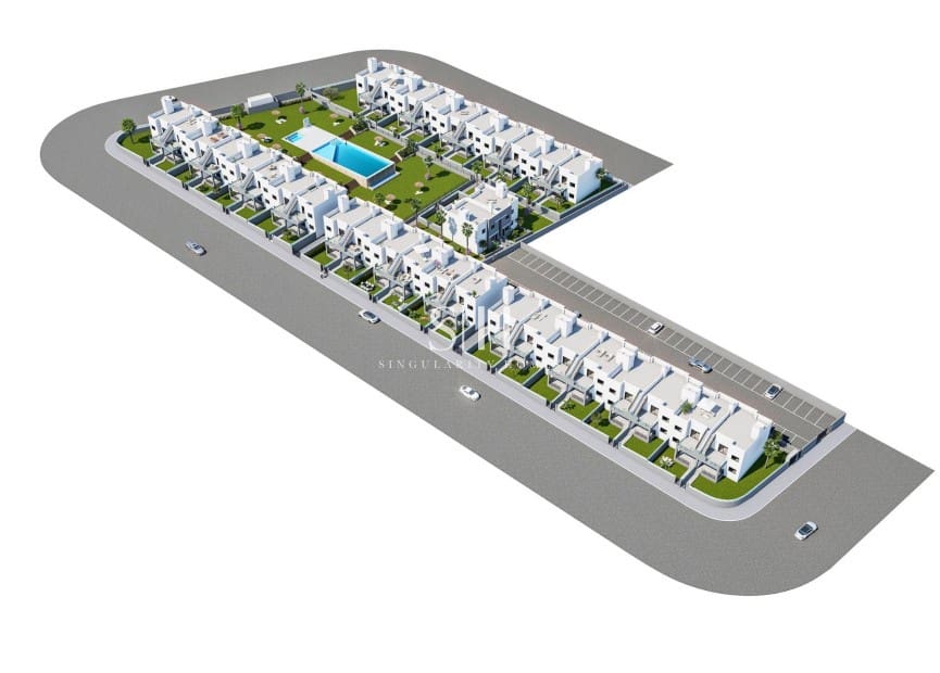 3 slaapkamer Bungalow te koop in San Miguel de Salinas met zwembad - € 281.600 (Ref: 9187511)