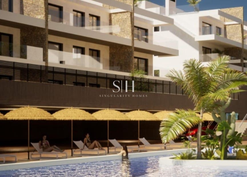 Apartamento de 2 habitaciones en Finestrat en venta con piscina - 350.000 € (Ref: 9191507)