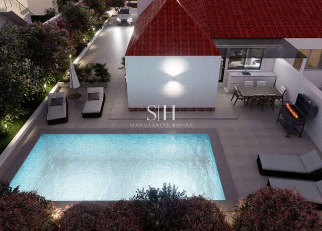 3 Zimmer Villa zu verkaufen in El Chaparral, Torrevieja mit Pool Garage - 470.000 € (Ref: 9221886)