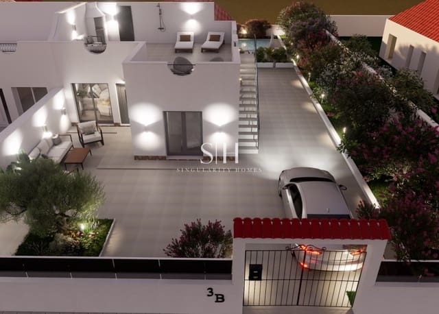 3 Zimmer Villa zu verkaufen in El Chaparral, Torrevieja mit Pool Garage - 470.000 € (Ref: 9221886)