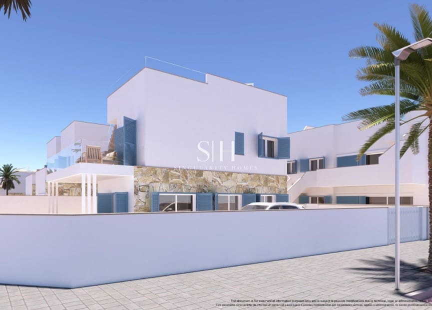 2 makuuhuone Bungalow myytävänä paikassa Torre de la Horadada mukana uima-altaan - 375 000 € (Ref: 9336884)