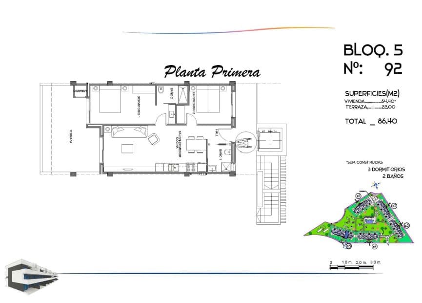 2 camera da letto Appartamento in vendita in El Raso con piscina garage - 222.000 € (Rif: 9535076)