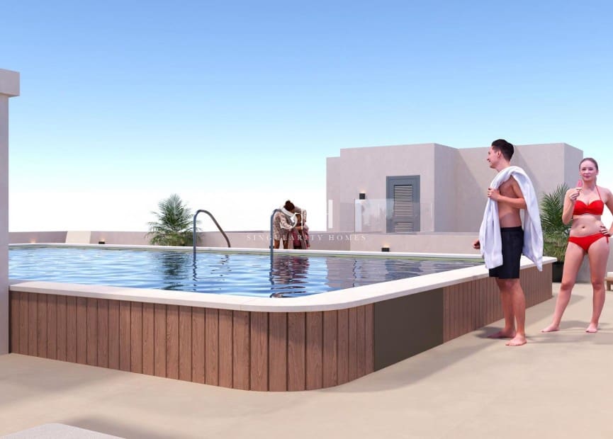 2 sovrum Lägenhet till salu i San Miguel de Salinas med pool - 150 000 € (Ref: 9580130)