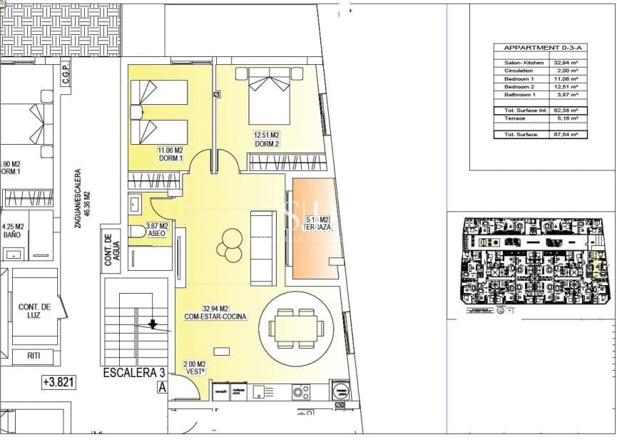 2 sovrum Lägenhet till salu i San Miguel de Salinas med pool - 150 000 € (Ref: 9580130)