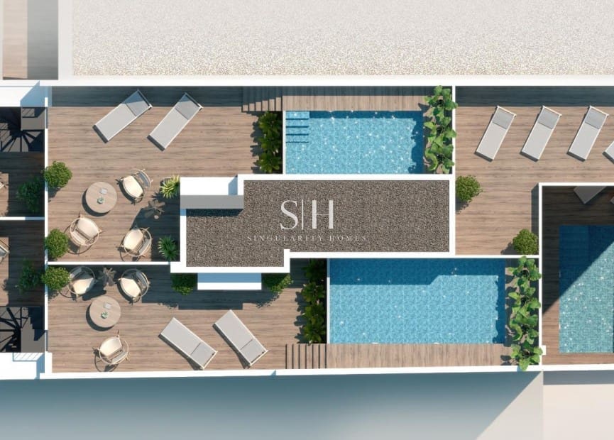 2 Zimmer Apartment zu verkaufen in Torrevieja mit Pool - 290.000 € (Ref: 9633691)