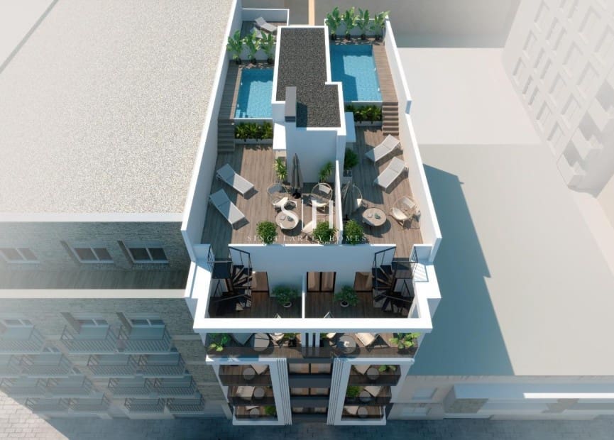 2 Zimmer Apartment zu verkaufen in Torrevieja mit Pool - 290.000 € (Ref: 9633691)