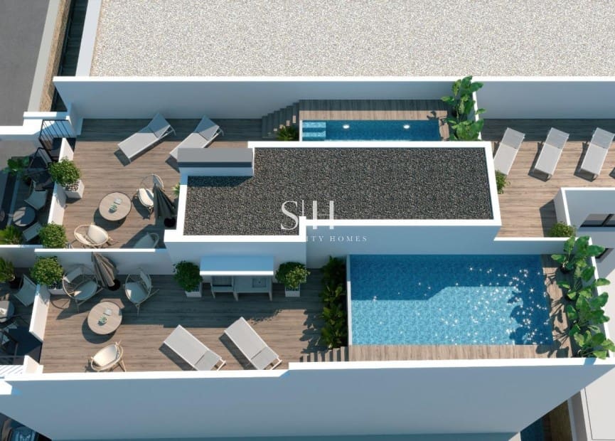 2 Zimmer Apartment zu verkaufen in Torrevieja mit Pool - 290.000 € (Ref: 9633691)