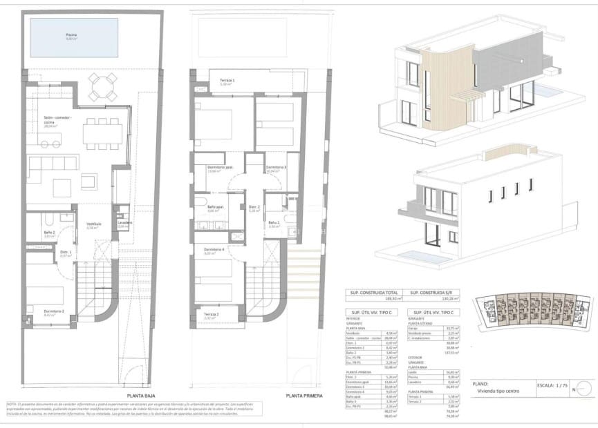 4 bedroom Villa for sale in Aguilas with pool - € 399,000 (Ref: 9811070)