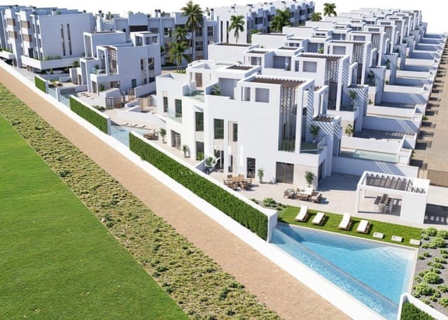 3 chambre Villa/Maison à vendre à Las Lomas de Rame - Bahía Bella, Los Alcázares avec piscine - 645 000 € (Ref: 9811072)