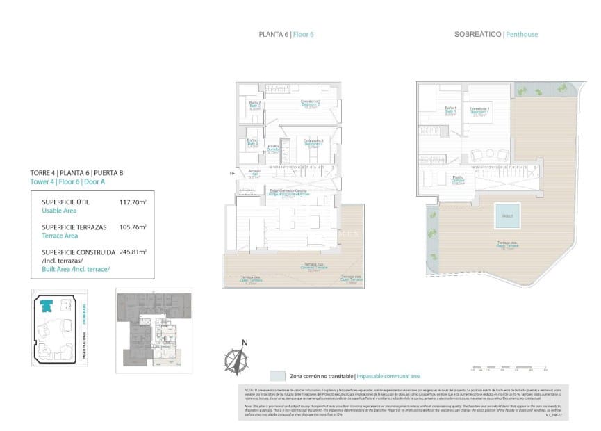 3 soveværelse Penthouse til salg i La Villajoyosa / Vila Joiosa med swimmingpool - € 830.000 (Ref: 9811103)